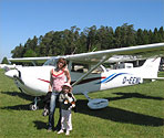 Flugzeug chartern, Flugplatz Lahr, Flugschule Baden, Rundfluege